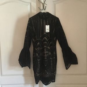 Nordstrom Bardot Emmie Black Dress